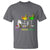 Funny Mardi Gras Drinking T Shirt Drink Drank Drunk Glass Of Wine Alligators