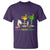 Funny Mardi Gras Drinking T Shirt Drink Drank Drunk Glass Of Wine Alligators