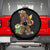 Funny Bigfoot Carnival Mardi Gras Party Spare Tire Cover