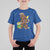 Funny Bigfoot Carnival Mardi Gras Party T Shirt For Kid