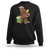 Funny Bigfoot Carnival Mardi Gras Party Sweatshirt