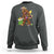 Funny Bigfoot Carnival Mardi Gras Party Sweatshirt