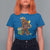 Funny Bigfoot Carnival Mardi Gras Party T Shirt For Women