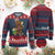Funny Bigfoot Carnival Mardi Gras Party Knitted Sweatshirt - Wonder Print Shop
