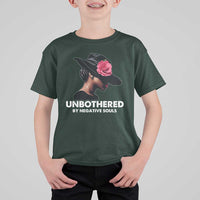 Funny African American T Shirt For Kid Unbothered By Negative Souls