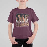 Made With Melanin Every Shade Slays T Shirt For Kid Proud African American