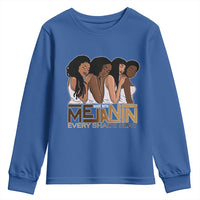 Made With Melanin Every Shade Slays Youth Sweatshirt Proud African American