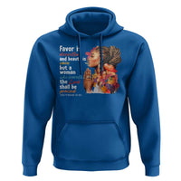 Christian African American Hoodie Favor Is Deceitful And Beauty Is Vain
