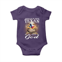 American Texan Jesus Baby Onesie American By Birth Texan By The Grace Of God