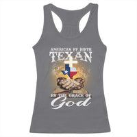 American Texan Jesus Racerback Tank Top American By Birth Texan By The Grace Of God