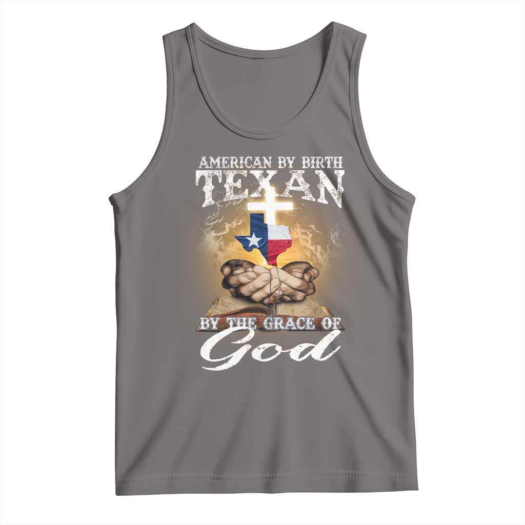American Texan Jesus Tank Top American By Birth Texan By The Grace Of God