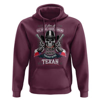 Funny American Texan Hoodie I Am A BBQ Eating Beer Drinking Gun Owning Texan