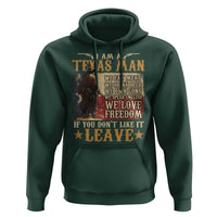 American Texan Hoodie I Am A Texas Man If You Don't Like It Leave Cowboy