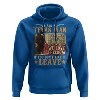 American Texan Hoodie I Am A Texas Man If You Don't Like It Leave Cowboy