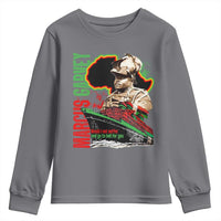 Marcus Garvey Youth Sweatshirt Would I Not Suffer And Go To Hell For You Black History Month