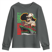 Marcus Garvey Youth Sweatshirt Would I Not Suffer And Go To Hell For You Black History Month
