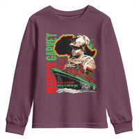Marcus Garvey Youth Sweatshirt Would I Not Suffer And Go To Hell For You Black History Month