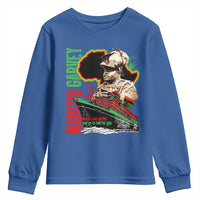 Marcus Garvey Youth Sweatshirt Would I Not Suffer And Go To Hell For You Black History Month