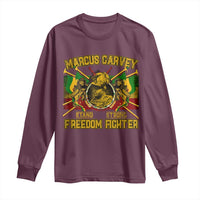Marcus Garvey Long Sleeve Shirt Stand Strong Freedom Fighter Black History Month