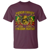 Marcus Garvey T Shirt Stand Strong Freedom Fighter Black History Month
