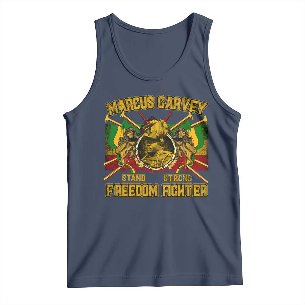 Marcus Garvey Tank Top Stand Strong Freedom Fighter Black History Month