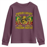 Marcus Garvey Youth Sweatshirt Stand Strong Freedom Fighter Black History Month