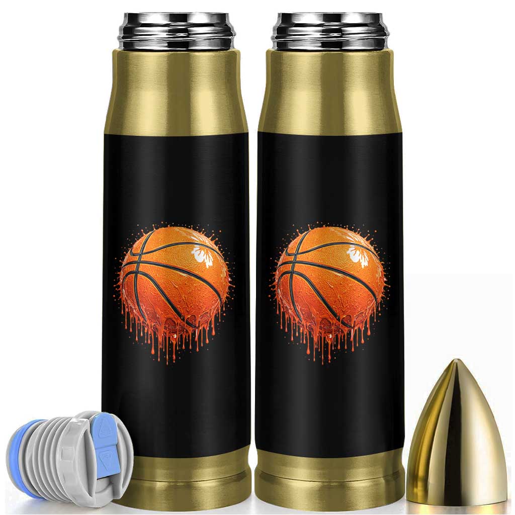 Funny Basketball Drip Splash Graphic Bullet Tumbler