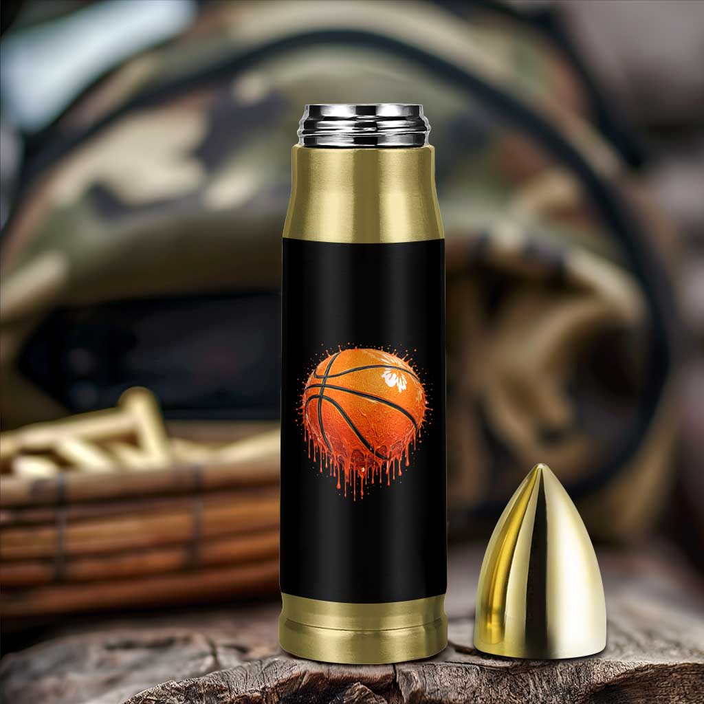 Funny Basketball Drip Splash Graphic Bullet Tumbler