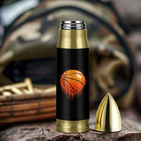 Funny Basketball Drip Splash Graphic Bullet Tumbler