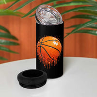 Funny Basketball Drip Splash Graphic 4 in 1 Can Cooler Tumbler