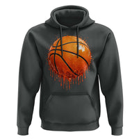 Funny Basketball Drip Splash Graphic Hoodie