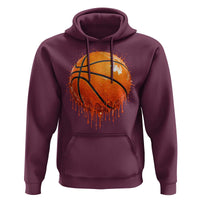 Funny Basketball Drip Splash Graphic Hoodie