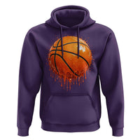 Funny Basketball Drip Splash Graphic Hoodie