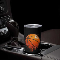 Funny Basketball Drip Splash Graphic Tumbler Cup