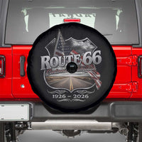 US Route Highway 66 Centennial Celebration Spare Tire Cover 100 Years Of The Mother Road Vintage American Flag