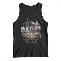 US Route Highway 66 Centennial Celebration Tank Top 100 Years Of The Mother Road Vintage American Flag