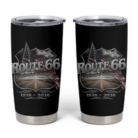 US Route Highway 66 Centennial Celebration Tumbler Cup 100 Years Of The Mother Road Vintage American Flag