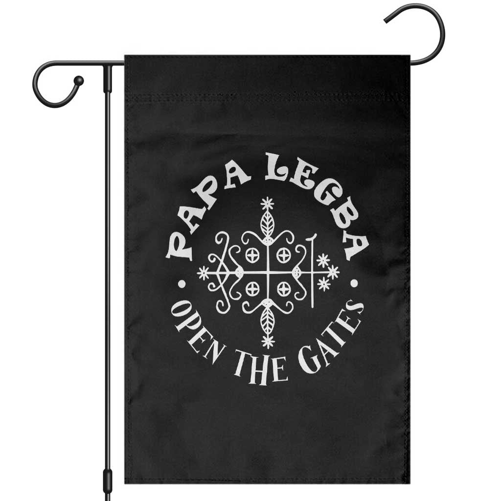 Papa Legba Garden Flag Open The Gates Louisiana Voodoo Loa Veve