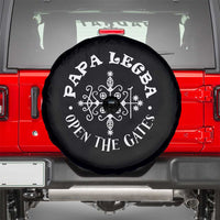 Papa Legba Spare Tire Cover Open The Gates Louisiana Voodoo Loa Veve