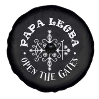 Papa Legba Spare Tire Cover Open The Gates Louisiana Voodoo Loa Veve