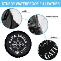 Papa Legba Spare Tire Cover Open The Gates Louisiana Voodoo Loa Veve