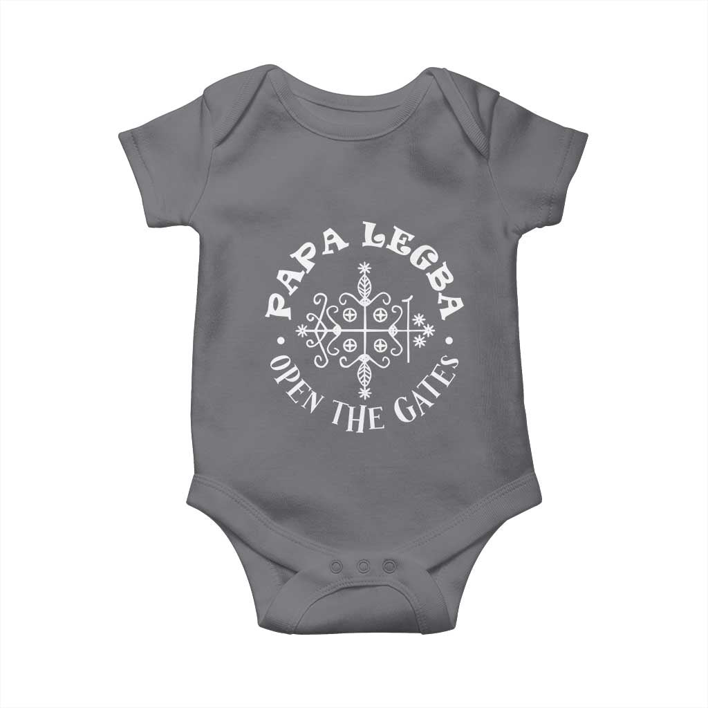 Papa Legba Baby Onesie Open The Gates Louisiana Voodoo Loa Veve