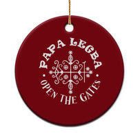 Papa Legba Ceramic Ornament Open The Gates Louisiana Voodoo Loa Veve