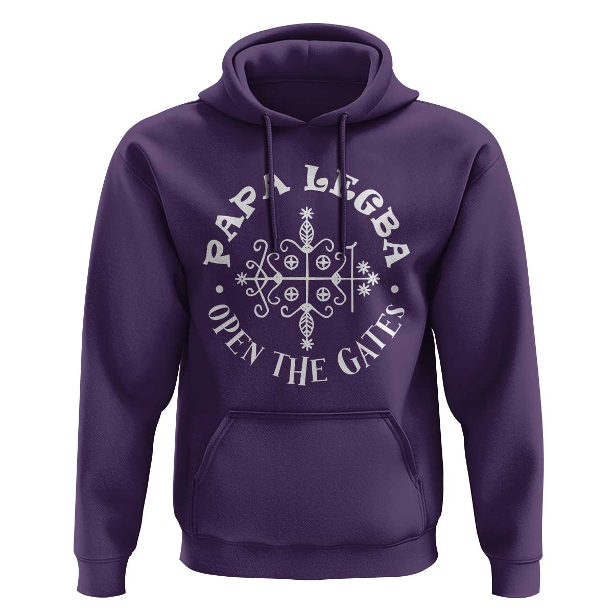 Papa Legba Hoodie Open The Gates Louisiana Voodoo Loa Veve