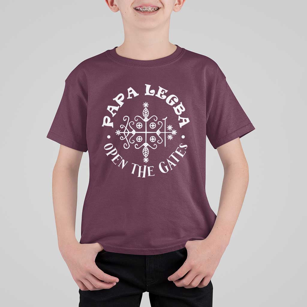 Papa Legba T Shirt For Kid Open The Gates Louisiana Voodoo Loa Veve