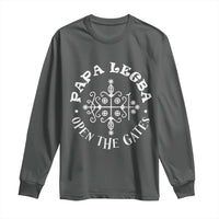 Papa Legba Long Sleeve Shirt Open The Gates Louisiana Voodoo Loa Veve