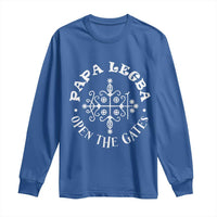 Papa Legba Long Sleeve Shirt Open The Gates Louisiana Voodoo Loa Veve