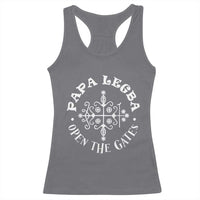 Papa Legba Racerback Tank Top Open The Gates Louisiana Voodoo Loa Veve