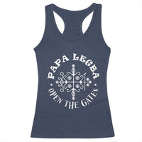 Papa Legba Racerback Tank Top Open The Gates Louisiana Voodoo Loa Veve