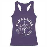 Papa Legba Racerback Tank Top Open The Gates Louisiana Voodoo Loa Veve